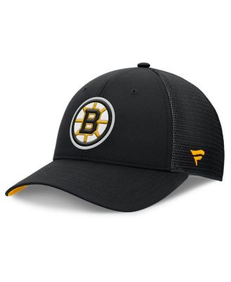 Fanatics - Men's Black Boston Bruins Authentic Pro Home Ice Trucker Adjustable Hat