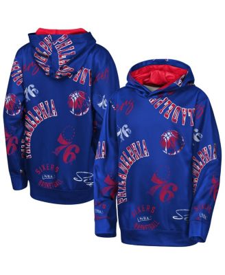 Outerstuff - Big Boys and Girls Royal Philadelphia 76ers Moving Violation Hoodie