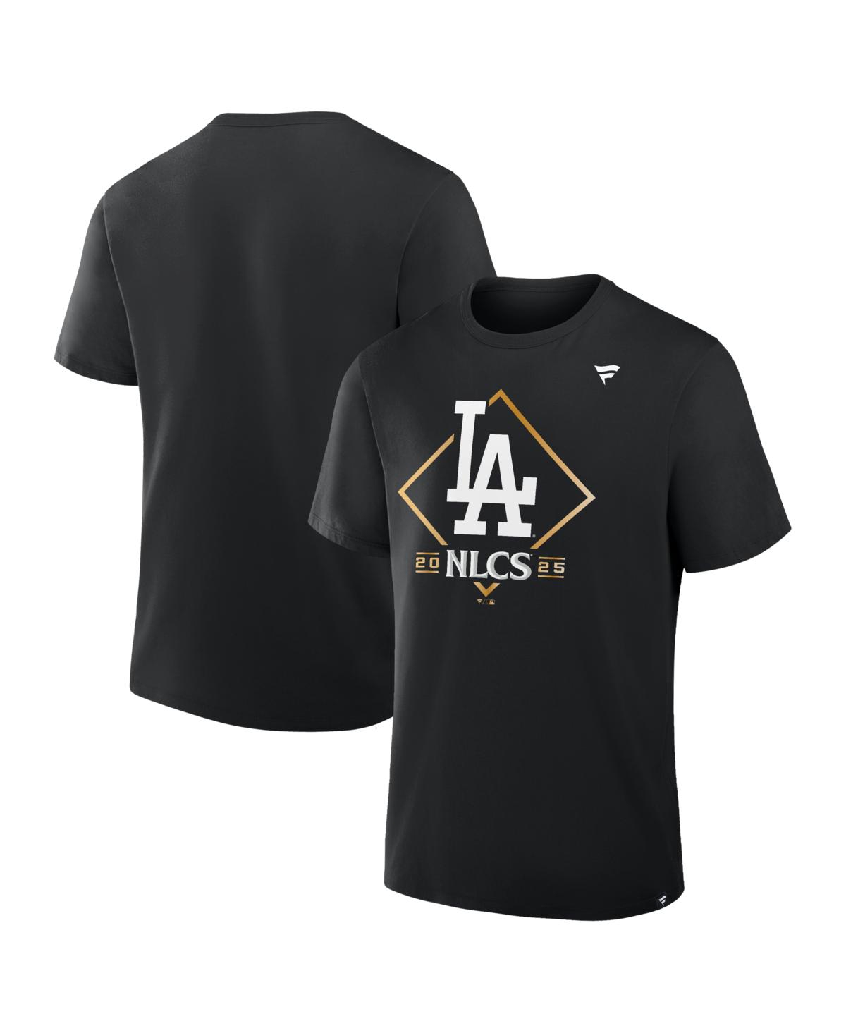 Fanatics Men's Black Los Angeles Dodgers 2025 National League Division Series Champions Locker Room T-shirt In Black