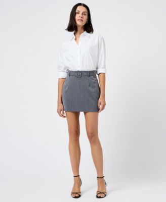 Women's Minka Pinstripe Mini Skirt