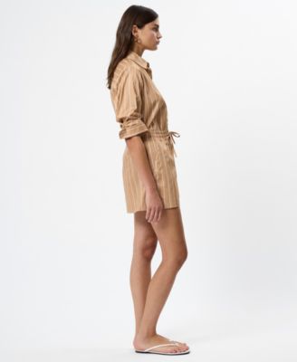 Women's Alexis Poplin Striped Shorts