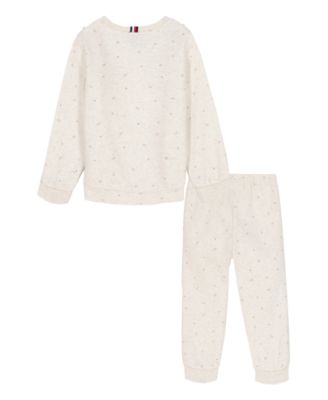 Baby Girls' Print Fleece Top and Joggers, 2-Piece Set