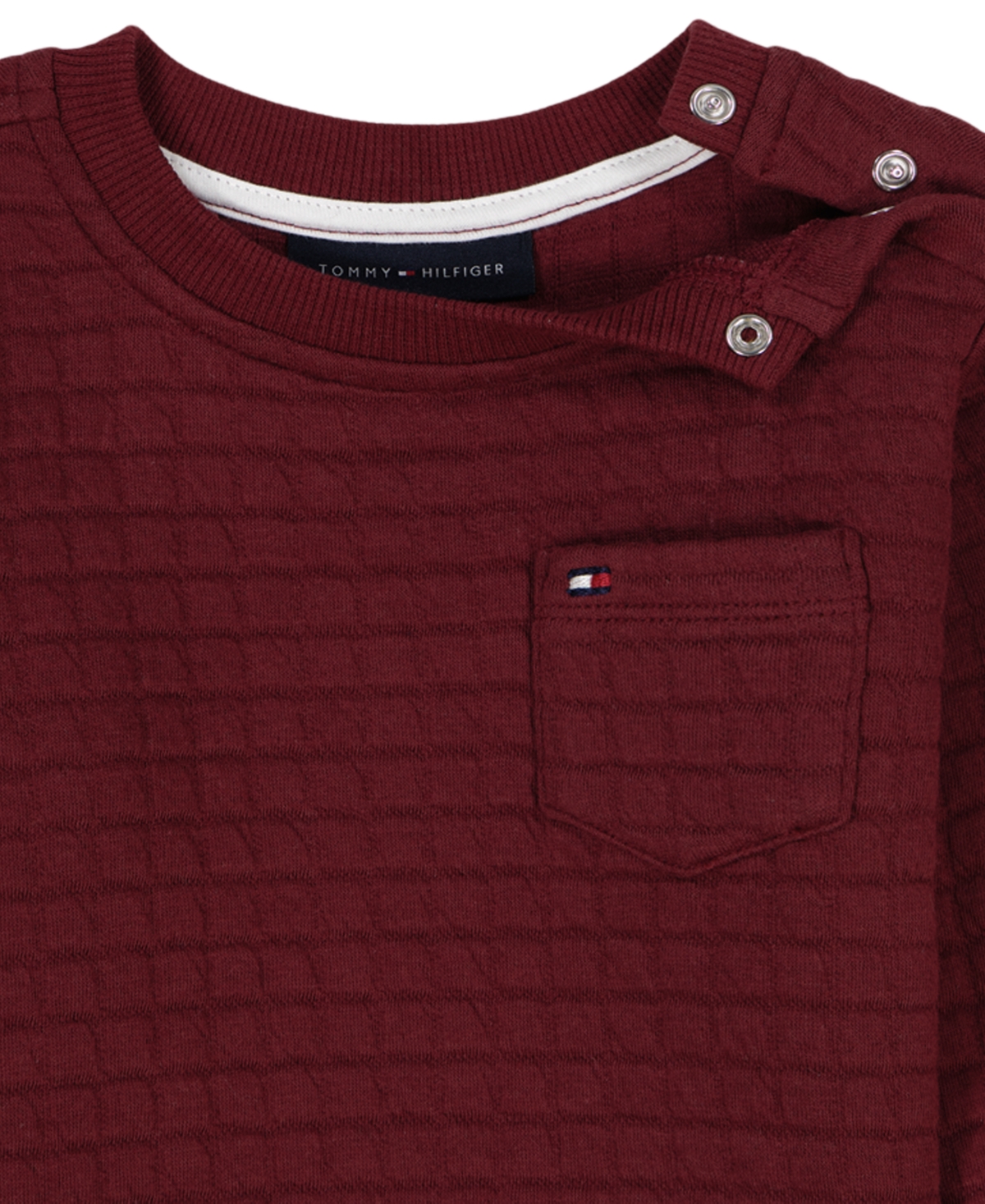 Tommy Hilfiger Baby Boys Quilted Sweatshirt and Joggers, 2-Piece Set