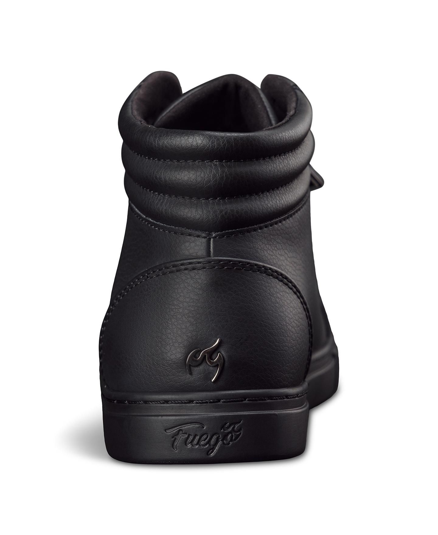 Мужские кроссовки Fuego All-black High-top, цвет: Чёрный — фото 7