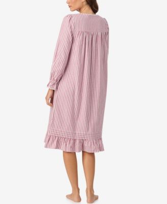 Women's Cotton Flannel Long Sleeve Waltz Gown