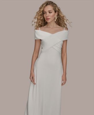 Women's Criss-Cross Off-Shoulder Dress