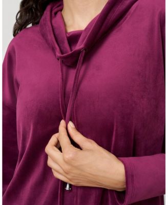 Women's Velour Cowlneck Jogger Set