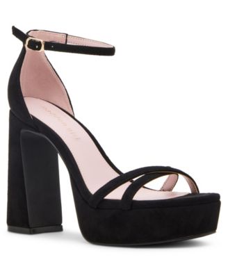 Madden Girl - Women's Cady Strappy Platform Round-Toe Dress Sandals