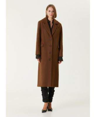 Women's Wool-Cashmere Blend Coat