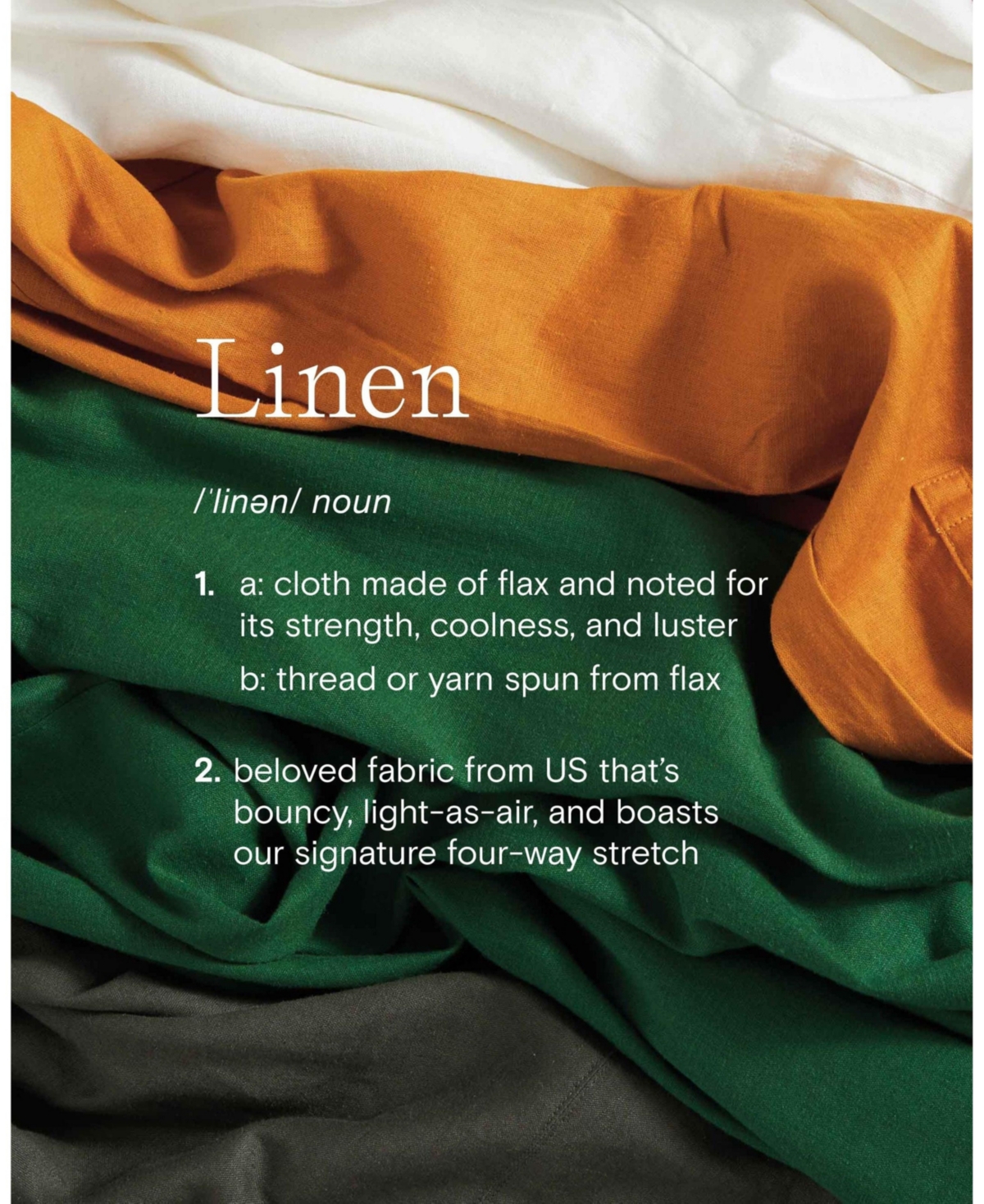 Universal Standard Plus Sayville Linen Drawstring Pant