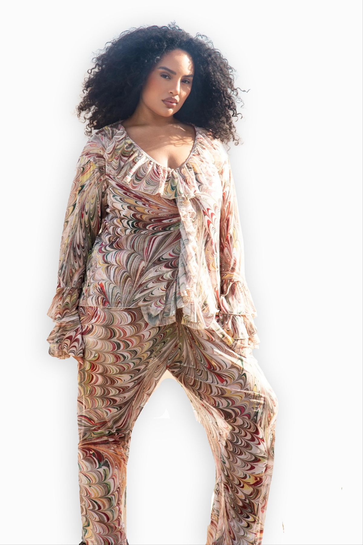 Fashion-szn Curve Wide Leg Resort Trouser