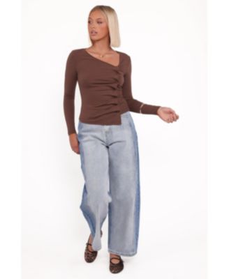 Ethel Asymmetrical Knit Top