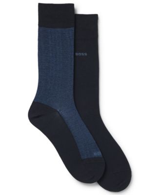 Hugo Boss - Men's 2-Pack Mini Pattern and Solid Socks
