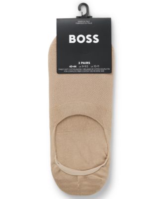 Men's Uniform Color Low-Cut Socks, 3-Pack