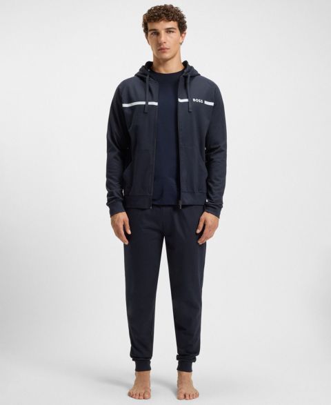 Мужские брюки Hugo Boss Authentic Drawstring Waistband, цвет: Тёмный синий