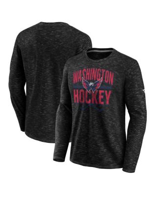 Fanatics - Men's Gray Washington Capitals Iced Out Long Sleeve T-Shirt