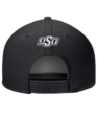 Men's Black Oklahoma State Cowboys Rise Adjustable Hat