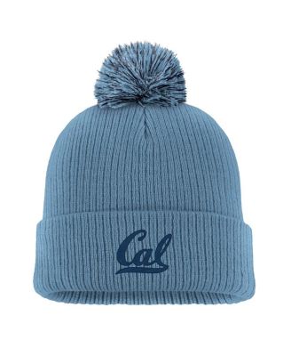 Nike - Men's Blue Cal Bears Tonal Peak Cuffed Knit with Pom Hat