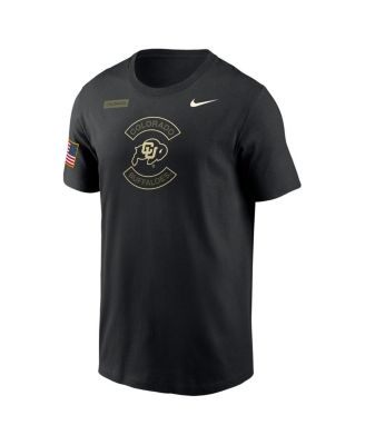 Men's Black Colorado Buffaloes 2025 Military Appreciation Dri-FIT T-Shirt