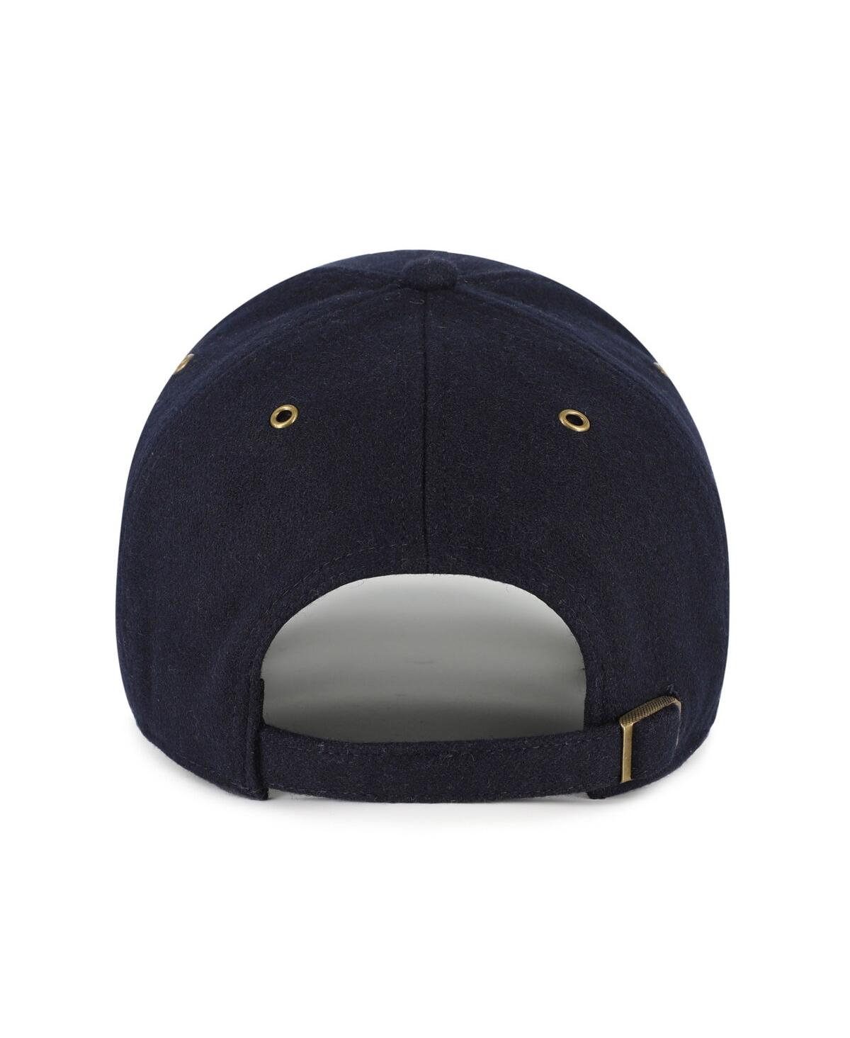 47 Brand Men's And Women's Navy Notre Dame Fighting Irish Collections Golden Age Offside Dt Adjustable Hat In Black