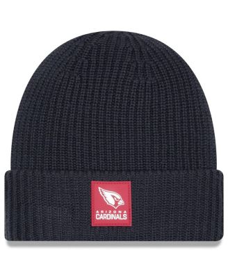 New Era - Men's Charcoal Arizona Cardinals 2025 Sideline Cold Weather Cuffed Knit Hat