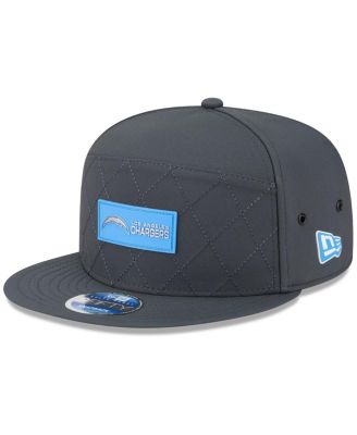 New Era - Men's Charcoal Los Angeles Chargers 2025 Sideline Cold Weather Split Panel 9FIFTY Snapback Hat
