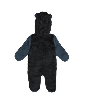 Newborn Black Vegas Golden Knights Stay Napping Fleece Bunting Full-Zip Hooded Sleeper