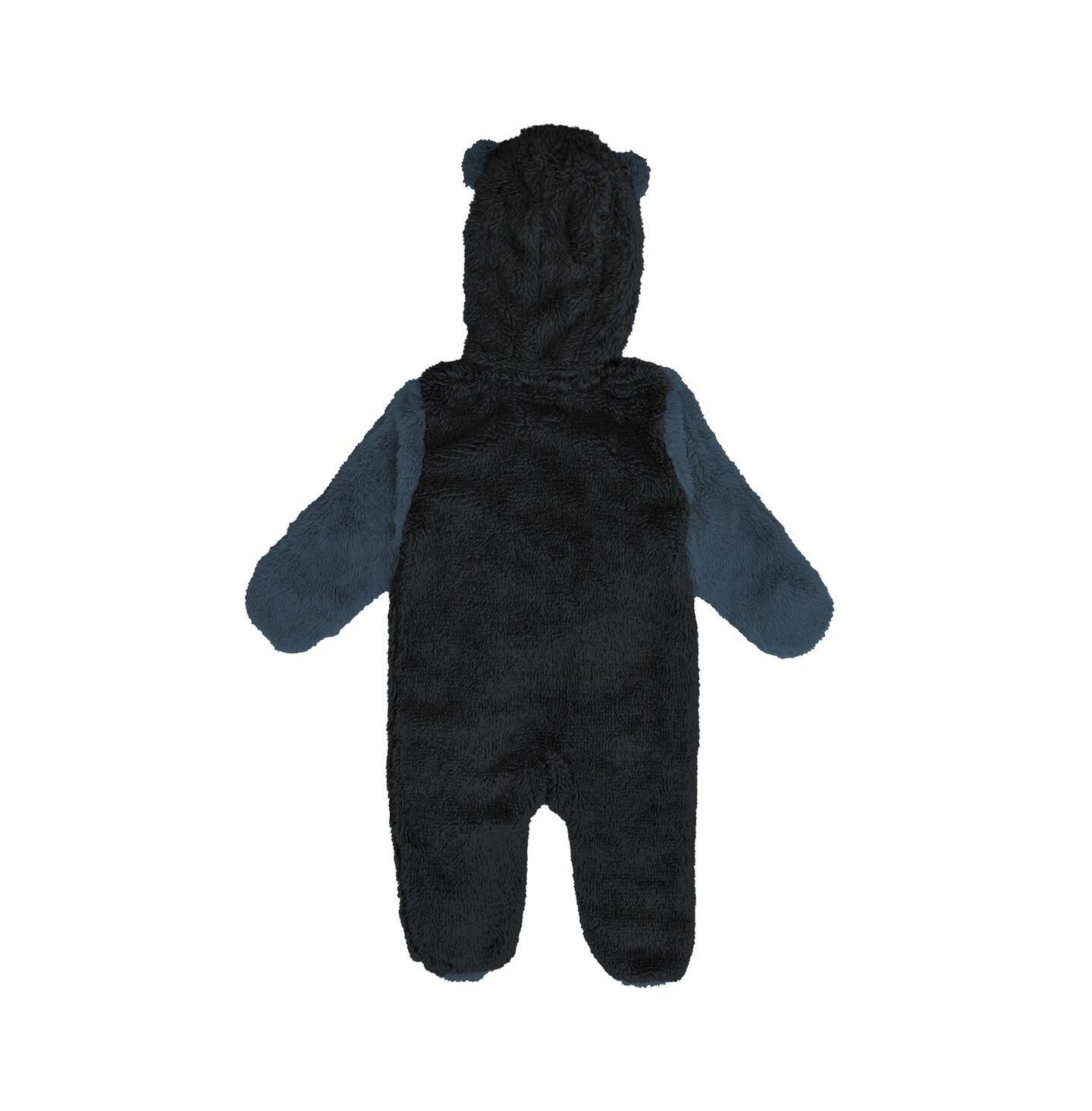 Outerstuff Newborn Black Vegas Golden Knights Stay Napping Fleece Bunting Full-Zip Hooded Sleeper — фото 3
