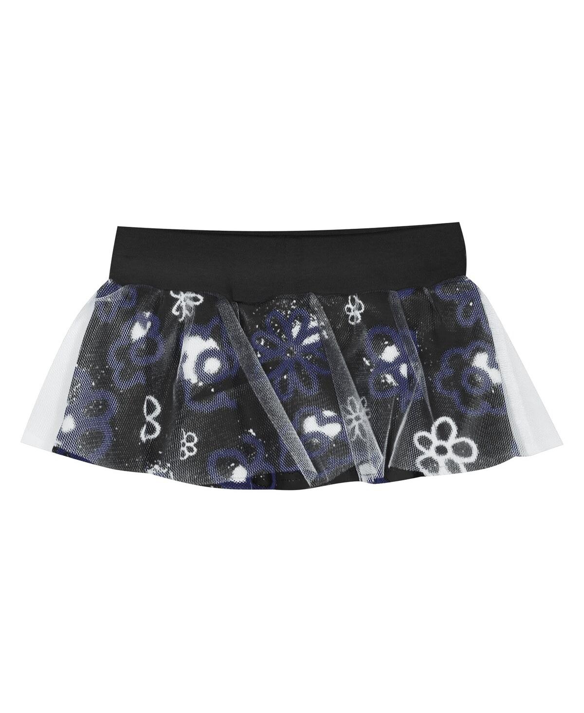 Outerstuff Baby Girls 2-piece Baltimore Ravens My Team Rocks Bodysuit And Skirt Set In Blue