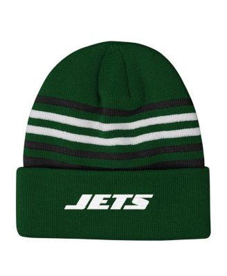 Big Boys and Girls Green New York Jets Essentials Cuffed Knit Hat