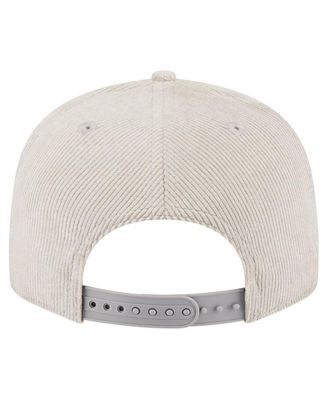 Men's Gray Kansas City Chiefs Cord Rope Corduroy 9FIFTY Snapback Hat