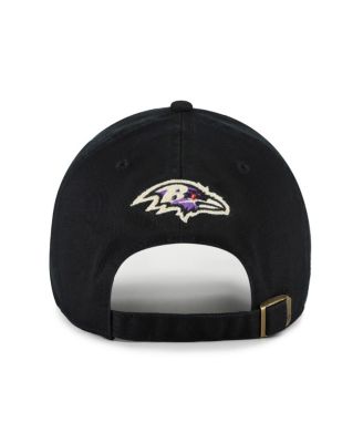 Women's Black Baltimore Ravens Zoey Clean Up Adjustable Hat