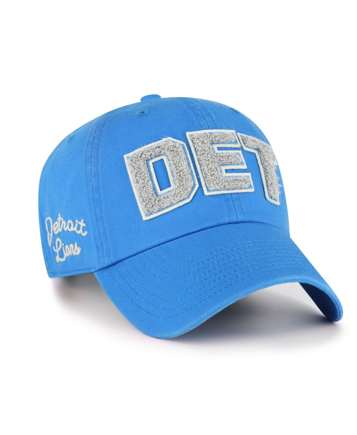 '47 Brand Women's Blue Detroit Lions Zoey Clean Up Adjustable Hat
