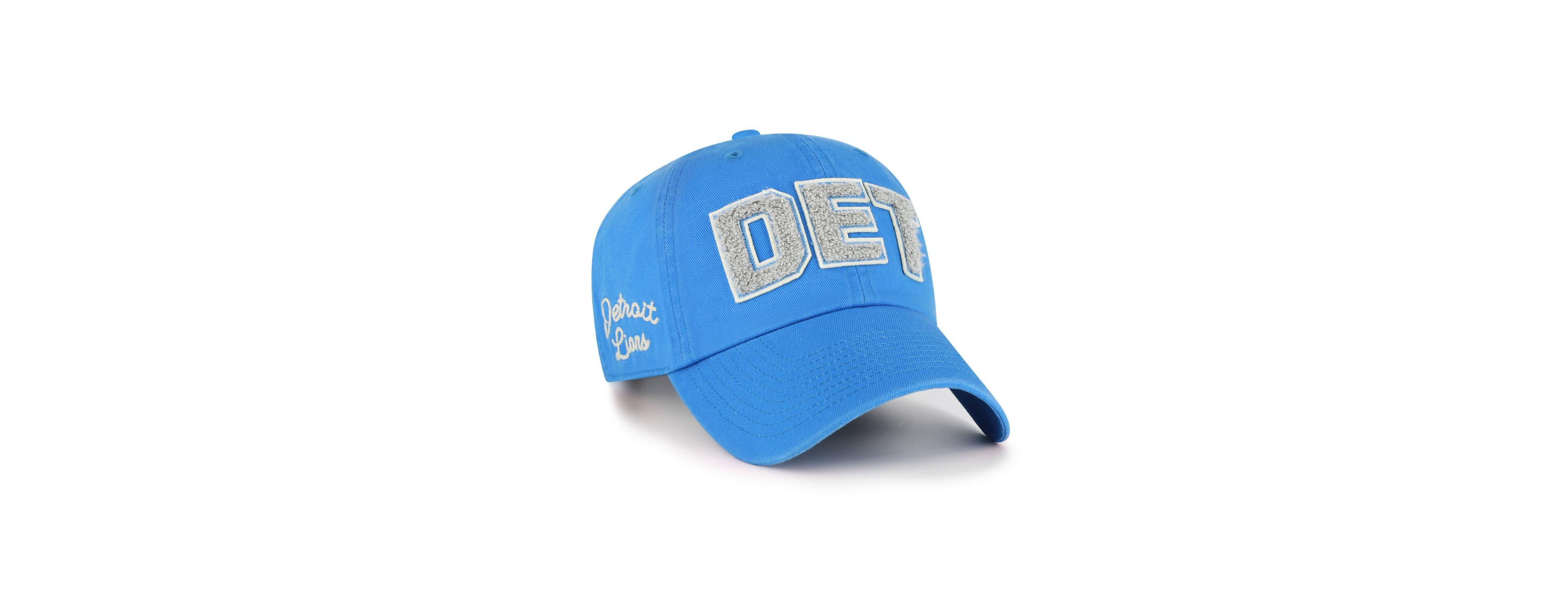 '47 Brand Women's Blue Detroit Lions Zoey Clean Up Adjustable Hat