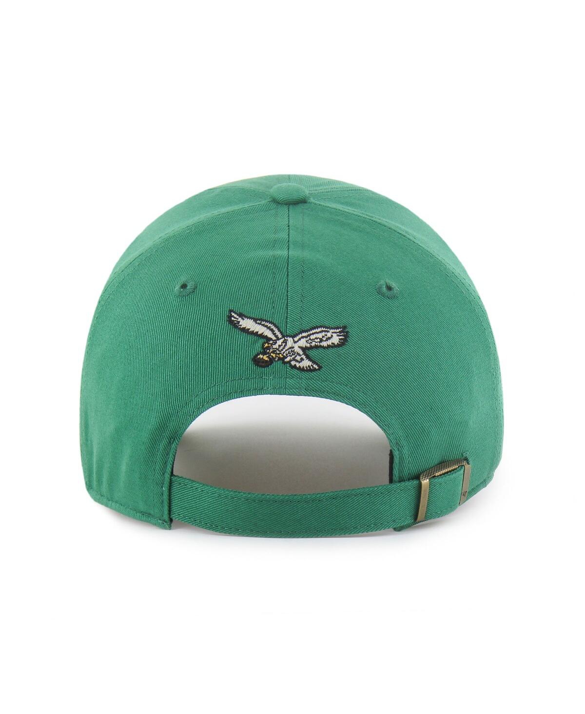 47 Brand Women's Kelly Green Philadelphia Eagles Zoey Clean Up Adjustable Hat In Green