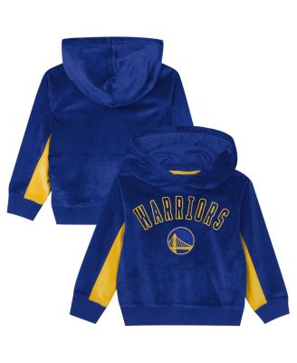 Outerstuff - Preschool Royal Golden State Warriors Velour Hoodie