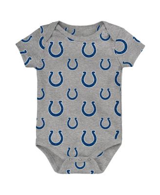 Newborn 3-Pack Indianapolis Colts Little Tike Bodysuit Set