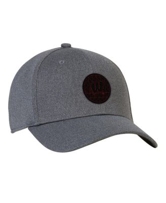 Men's Heather Gray Wisconsin Badgers College Essentials 3.0 Blitzing Flex Hat