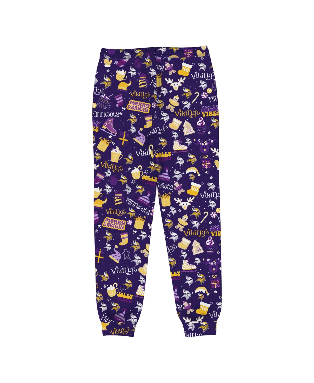 Outerstuff Preschool Purple Minnesota Vikings Chestnut Holiday Sleep Set