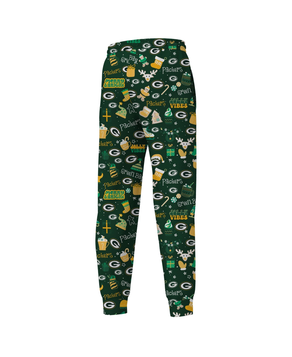 Outerstuff Big Boys and Girls Green Bay Packers Chestnut Holiday Sleep Set