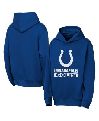 Outerstuff - Big Boys and Girls Royal Indianapolis Colts Back to Basics Hoodie