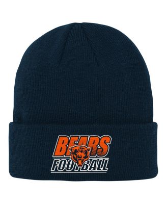 Outerstuff - Big Boys and Girls Navy Chicago Bears Team Gradient Cuffed Knit Hat