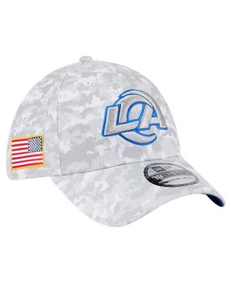 New Era - Men's White Los Angeles Rams 2025 Salute to Service Digital Camo Fan Pack 39THIRTY Flex Hat