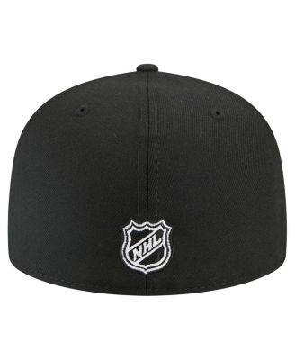 Men's Black Vegas Golden Knights Faded Lines 59FIFTY Fitted Hat