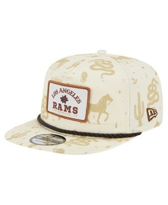 New Era - Men's Cream Los Angeles Rams Desert Rose 19TWENTY Adjustable Hat