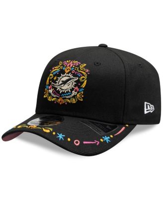 New Era - Men's Black Miami Dolphins Hasta La Muerte 9SEVENTY Adjustable Hat