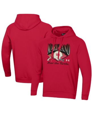 Men's Red Maryland Terrapins Vintage Collection Rival Hoodie