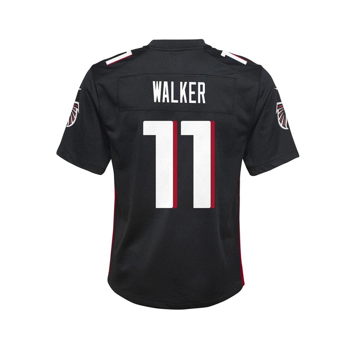 Big Boys and Girls Jalon Walker Black Atlanta Falcons Team Game Jersey