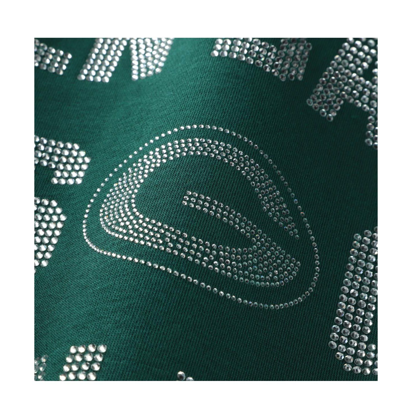Женская толстовка Gameday Couture Green Bay Packers Oversized Hype Era Rhinestone Text — фото 4