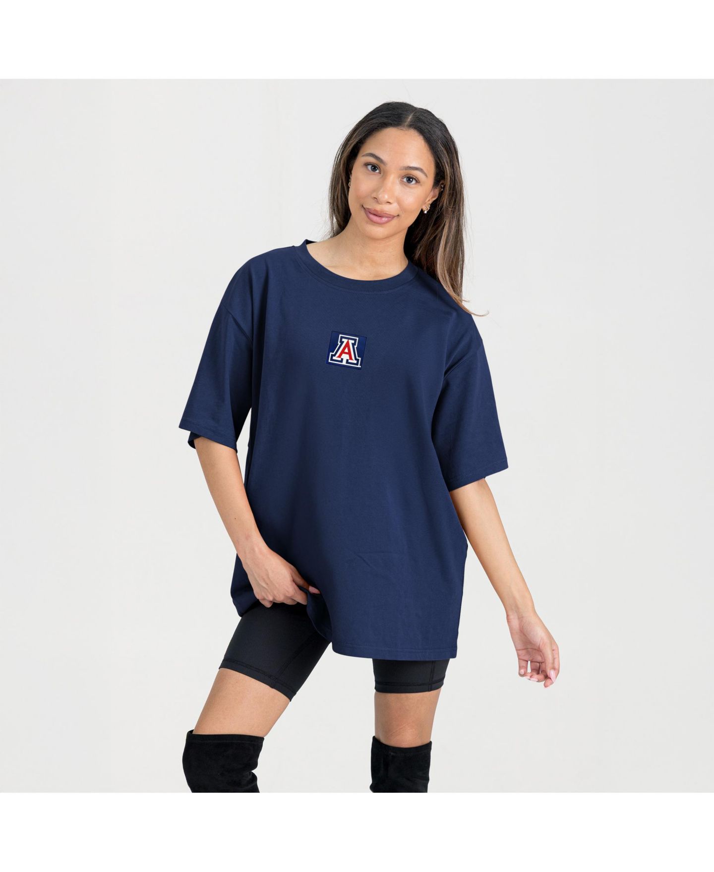 Женская футболка Gameday Couture Navy Arizona Wildcats Oversized Back at Ya — фото 5
